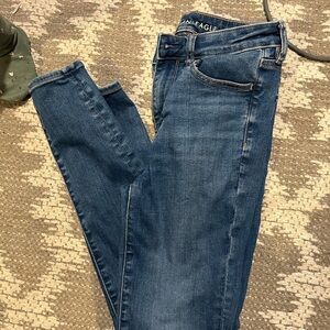 American Eagle Outfitters Women's Dark Blue Jeggings